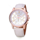 Luxury Brand Leather Quartz Watch