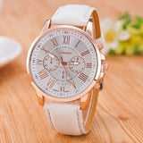 Luxury Brand Leather Quartz Watch