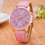 Luxury Brand Leather Quartz Watch