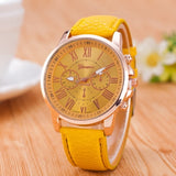 Luxury Brand Leather Quartz Watch