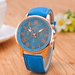 Luxury Brand Leather Quartz Watch