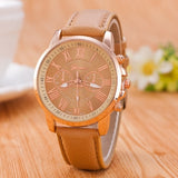 Luxury Brand Leather Quartz Watch