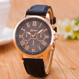 Luxury Brand Leather Quartz Watch