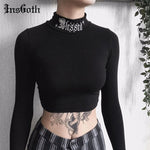 Harajuku Long Sleeve Crop Top