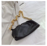 Gold Chains Clip Purse Bag