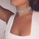 Crystal Rhinestone Choker Necklaces